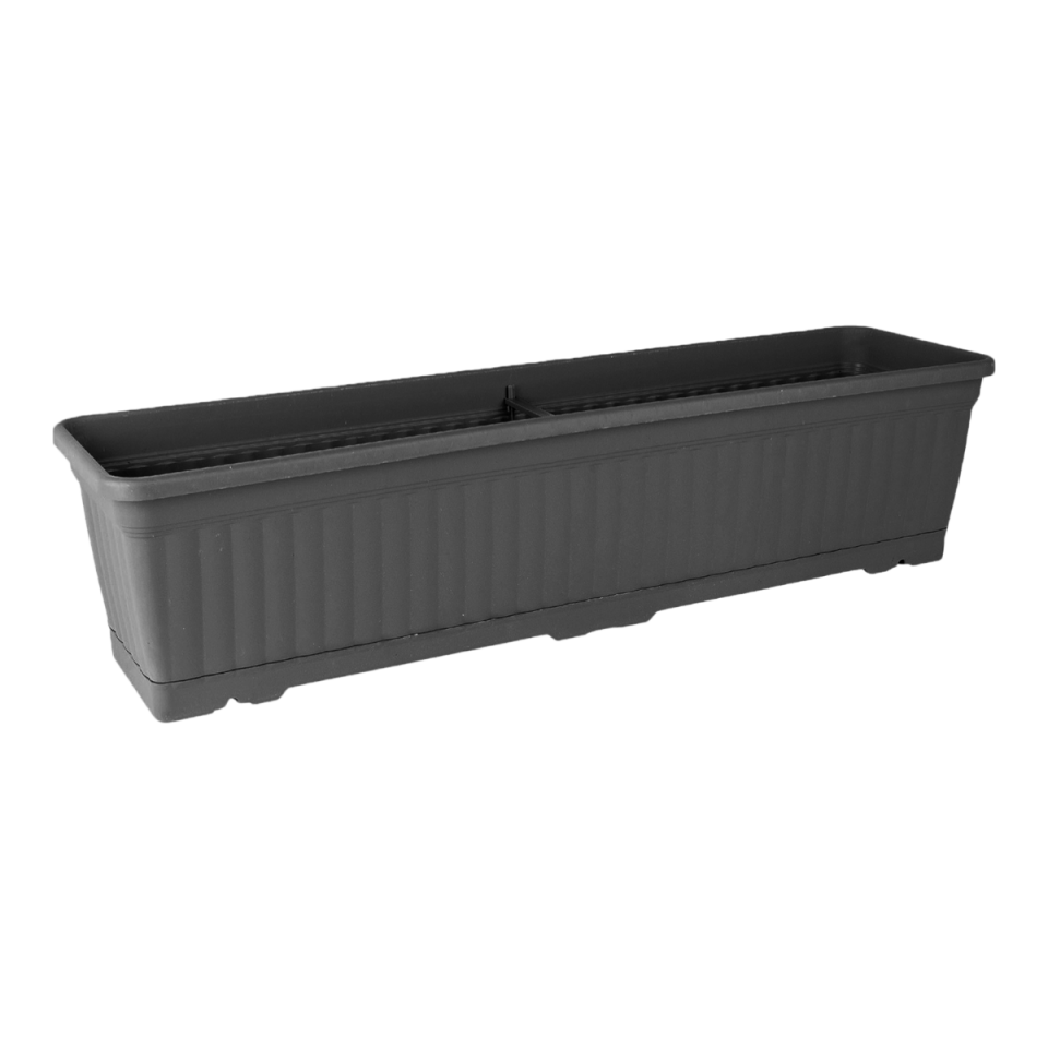 Kemer Balkon Saksı 3 NO - Antrasit