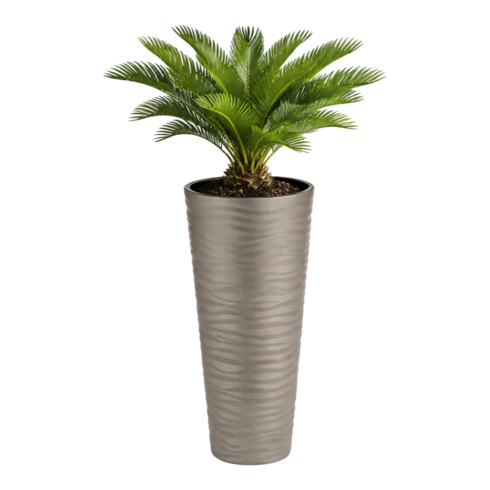 Kumsal Vazo Saksı 3 NO - Mocha