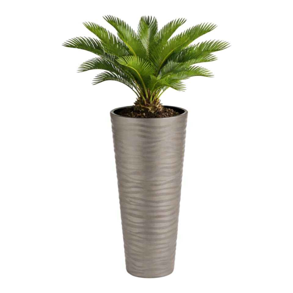 Kumsal Vazo Saksı 3 NO - Mocha