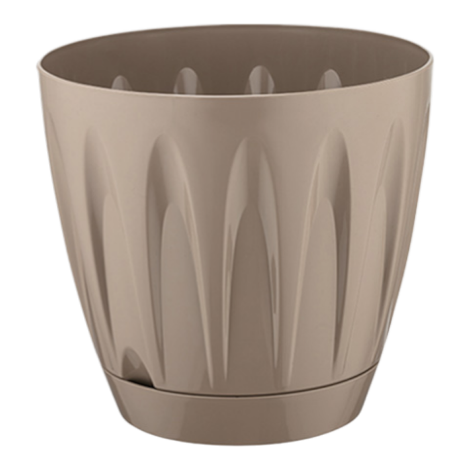 Papatya Saksı 3 NO - Mocha