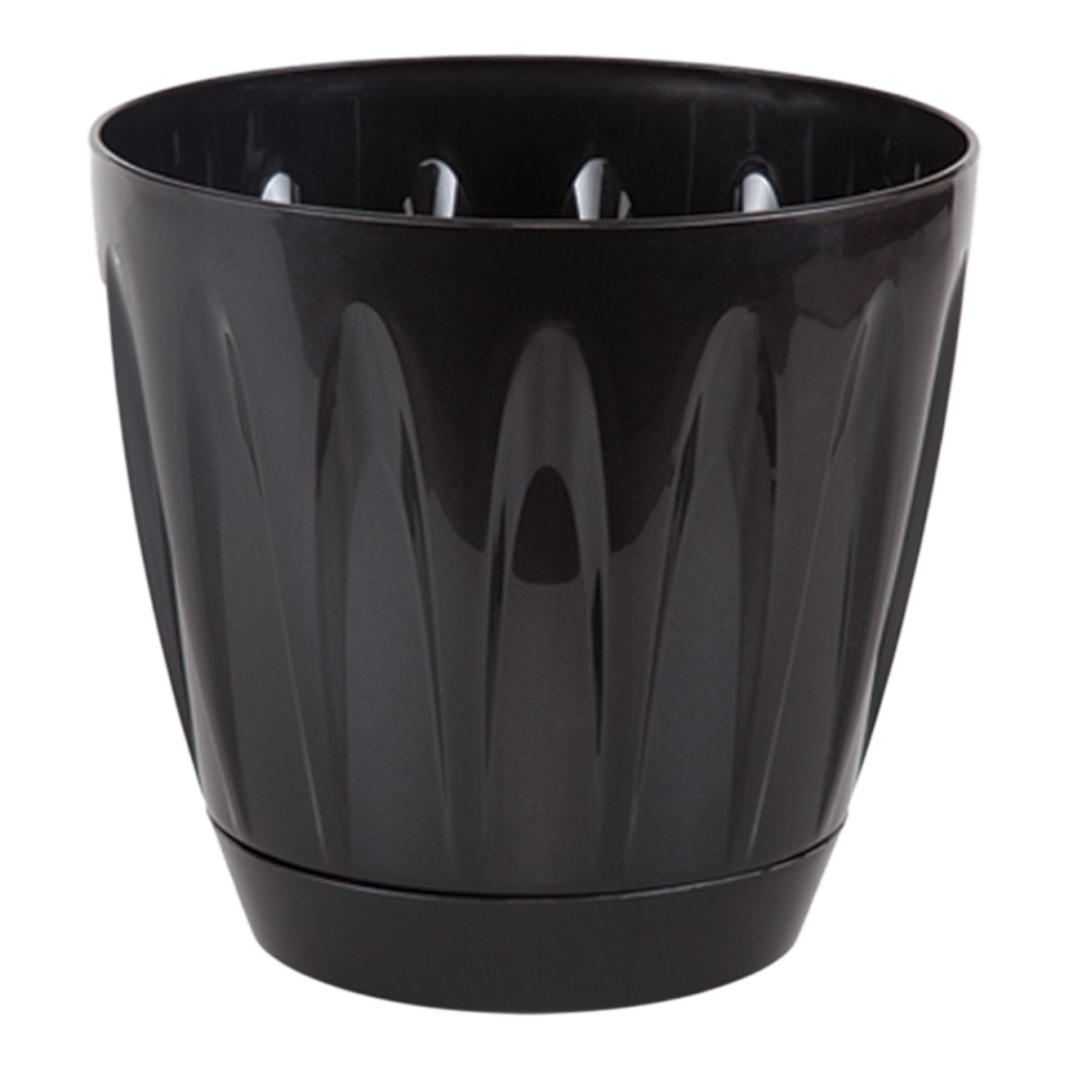 Papatya Saksı 7 NO - siyah