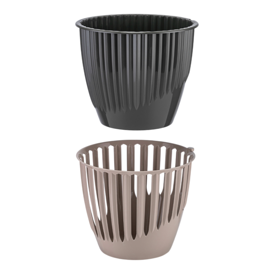 Serinova Piyano Saksı 4 No Mocha – Plastik Saksı