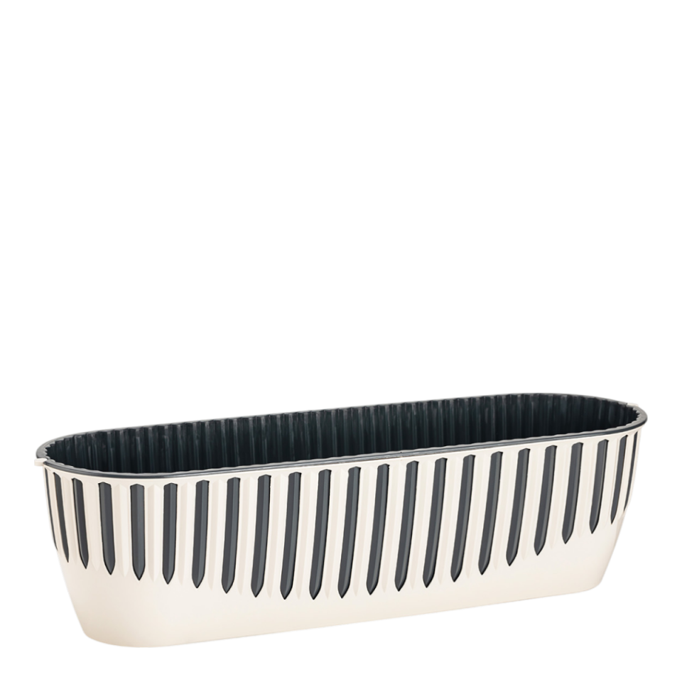 Piyano Balkon Saksı 2 NO - Kirli Beyaz