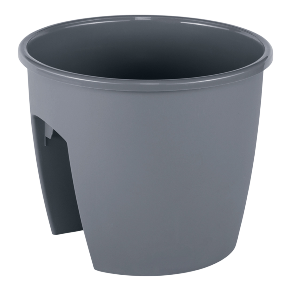 Safir Balkon Saksı 1 NO - Antrasit