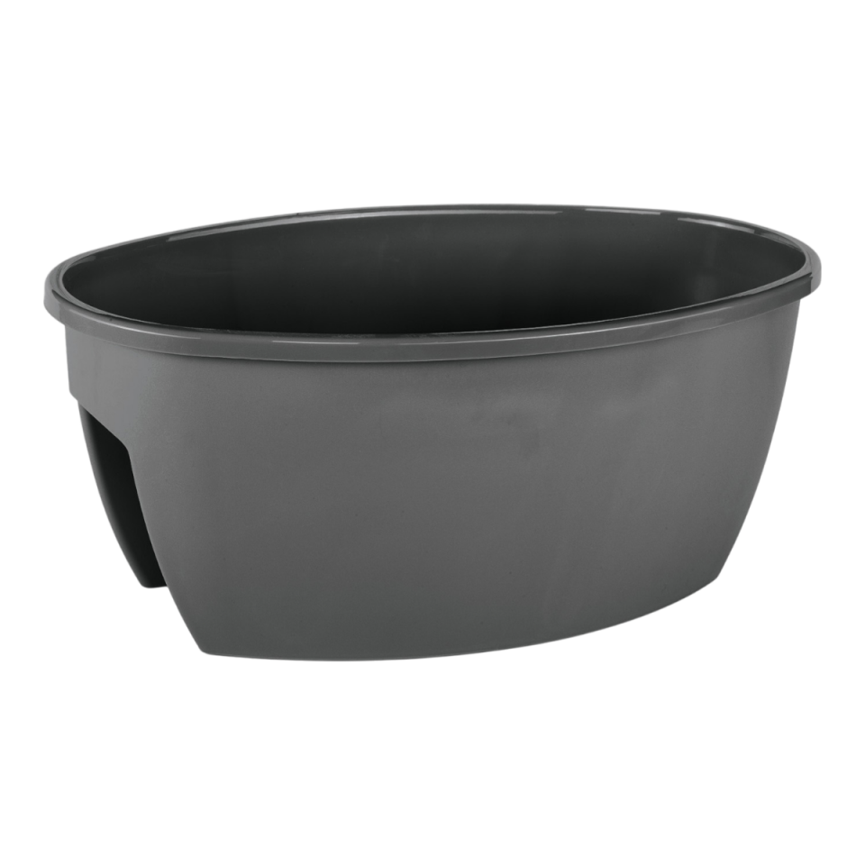 Safir Balkon Saksı 2 NO - Antrasit