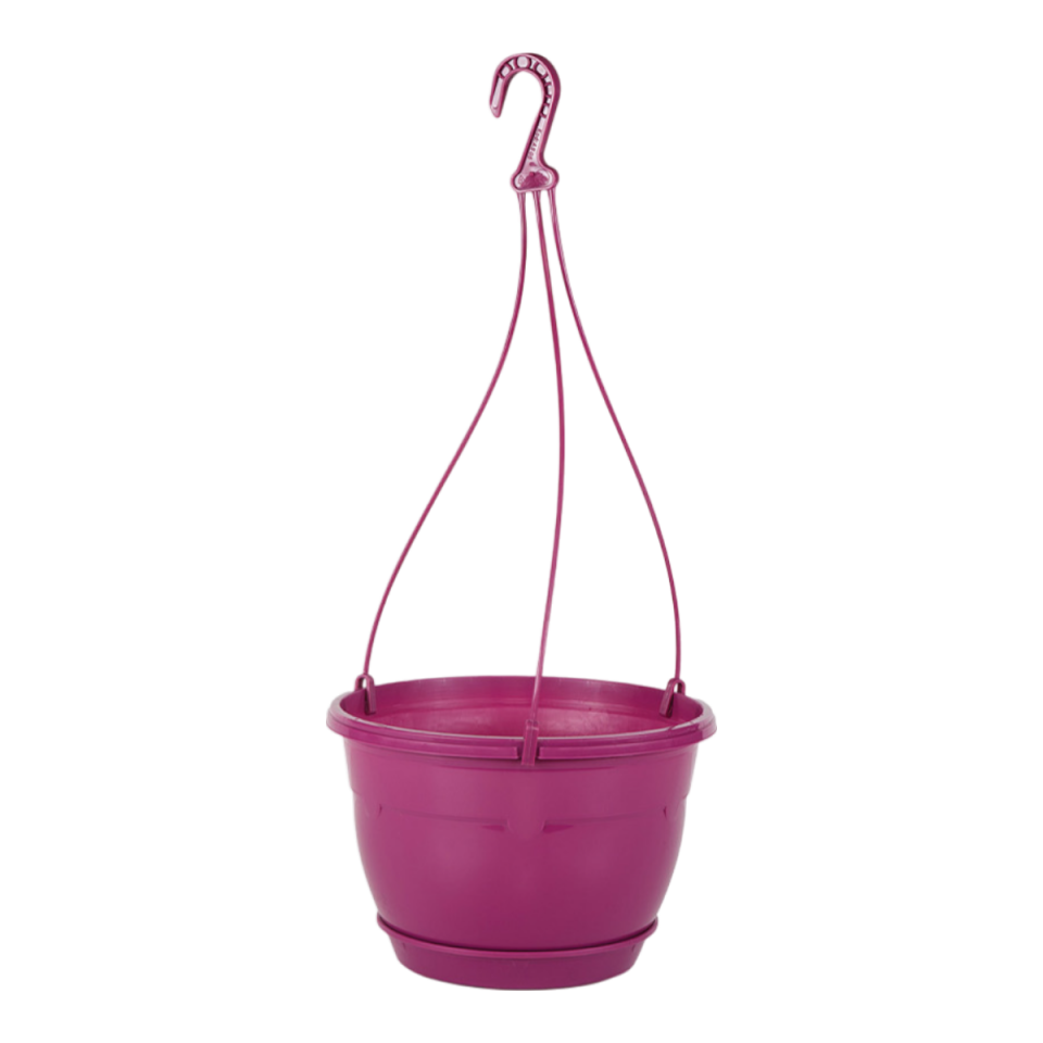 Safir Makrome Askılı Saksı 1 NO - Vişne