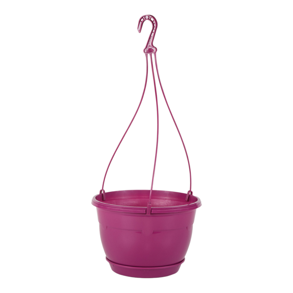 Safir Makrome Askılı Saksı 2 NO - Vişne