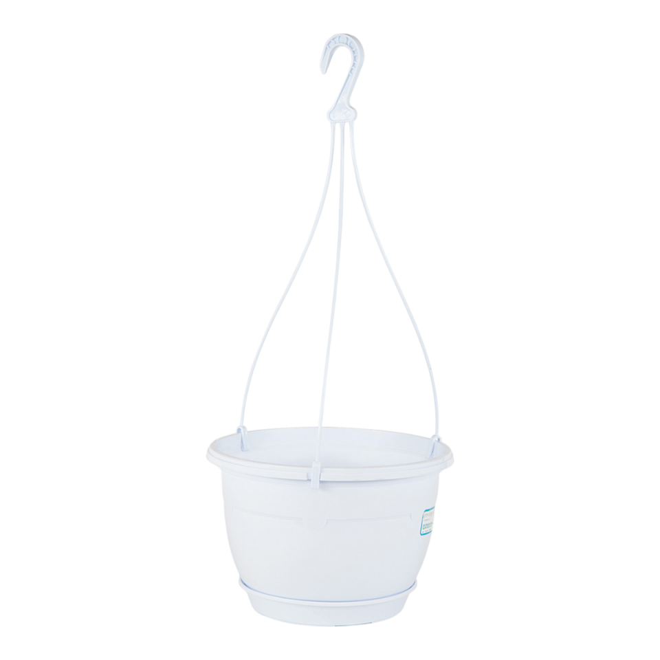 Safir Makrome Askılı Saksı 3 NO - Beyaz