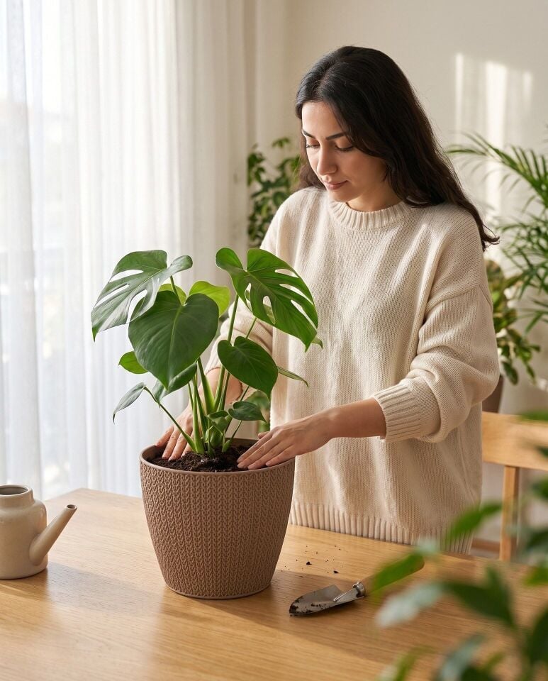 Sümela Saksı 4 NO - Mocha