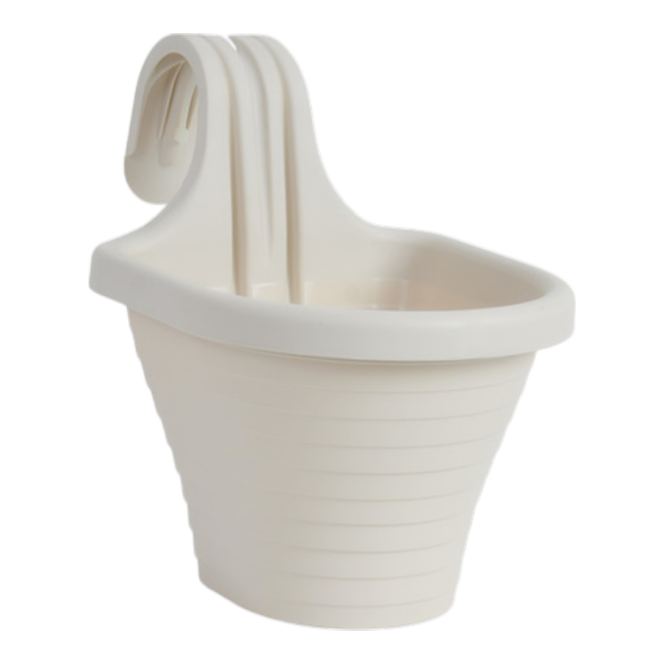 Tombik Saksı 1 NO - Kirli Beyaz