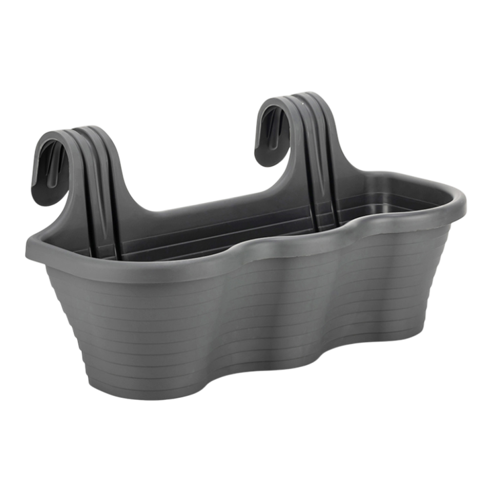 Tombik Saksı 5 NO - Antrasit