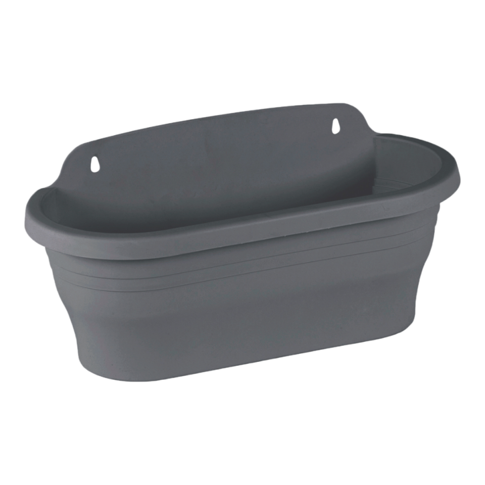 Tombik Duvar Saksı Antrasit