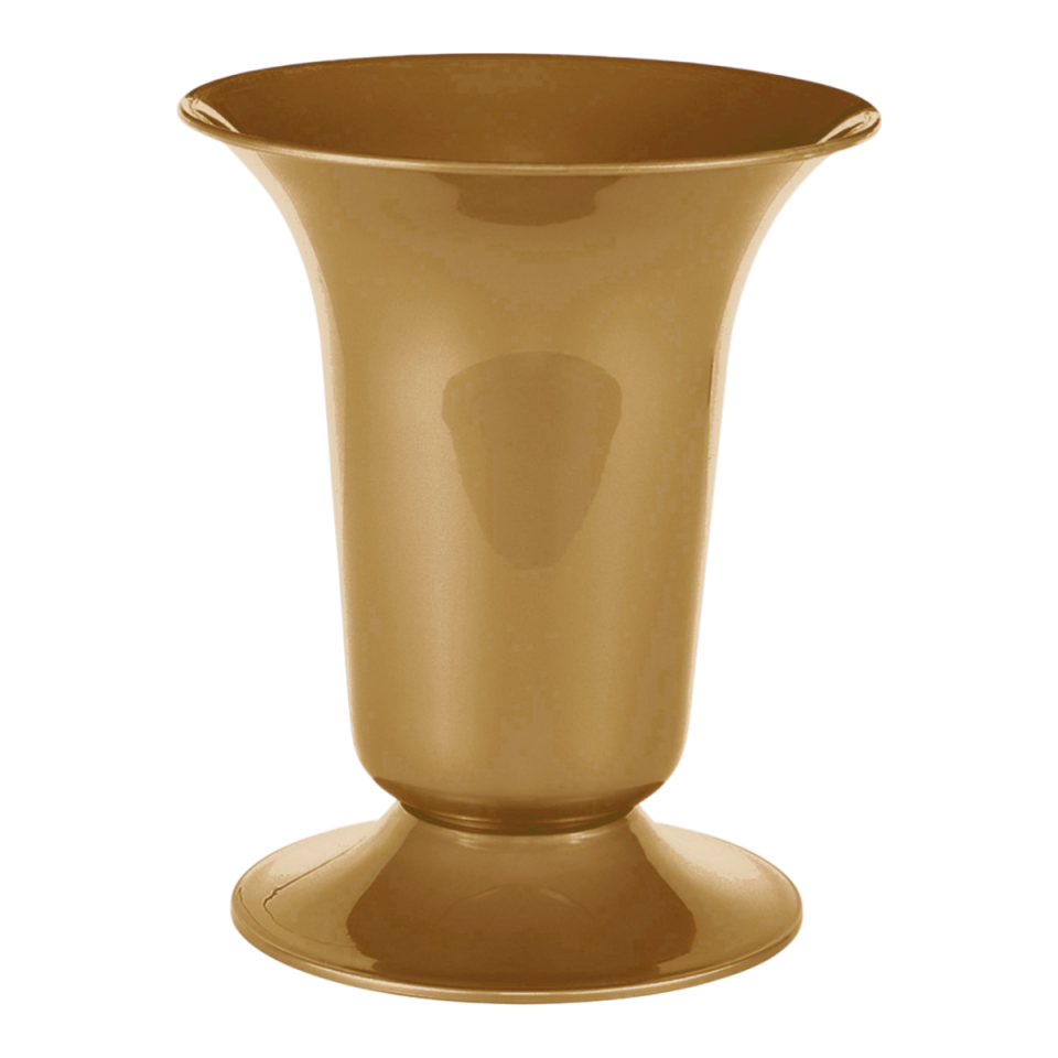 Lale Kesme Çiçek Vazosu Altın