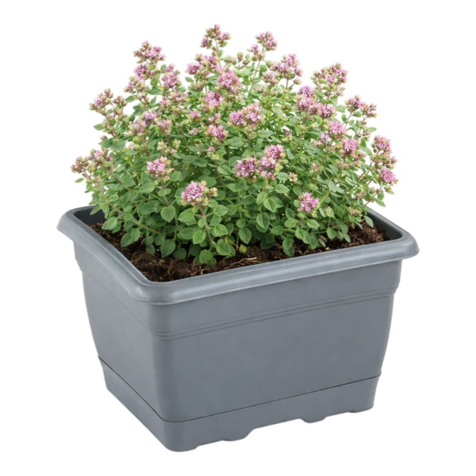 Villa Balkon Saksı 0 NO - Antrasit