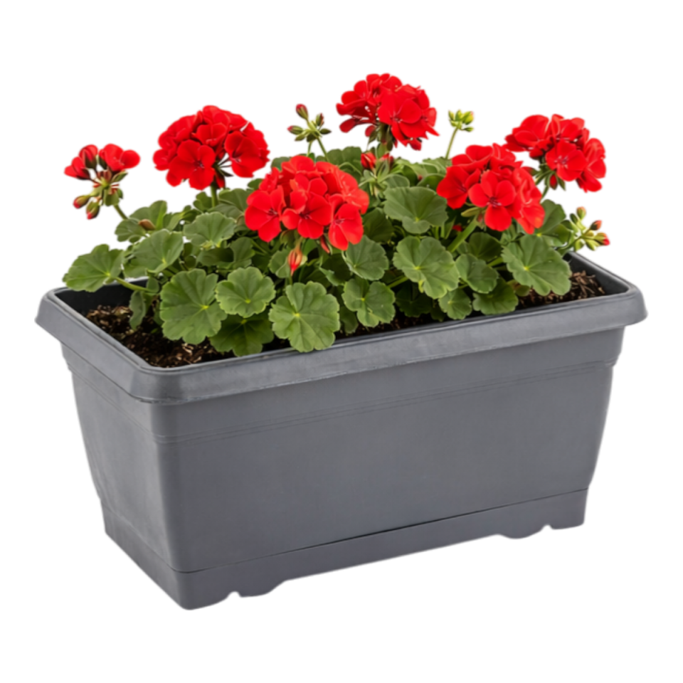 Villa Balkon Saksı 1 NO - Antrasit