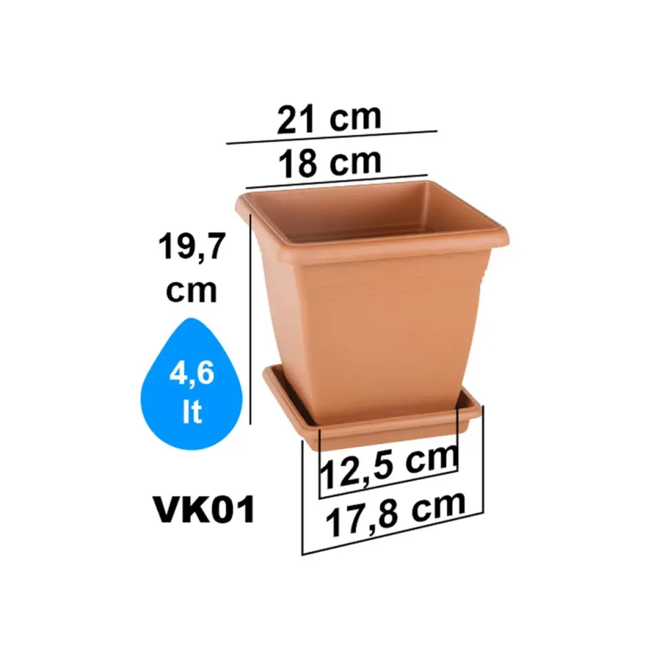 Villa Kare Saksı 1 NO - Kiremit