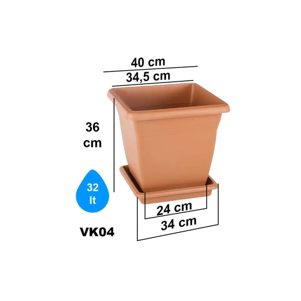 Villa Kare Saksı 4 NO - Kiremit