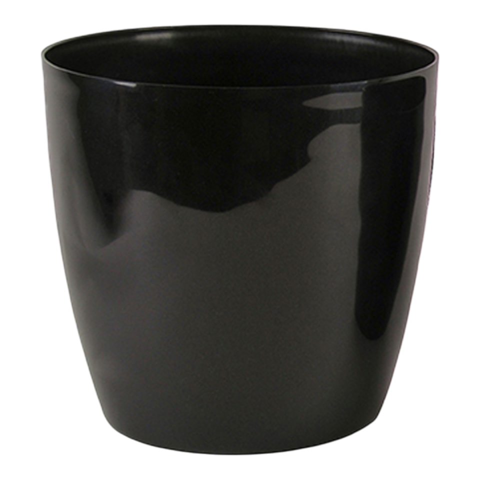 Yakut Saksı Drenajlı 5 NO - Siyah