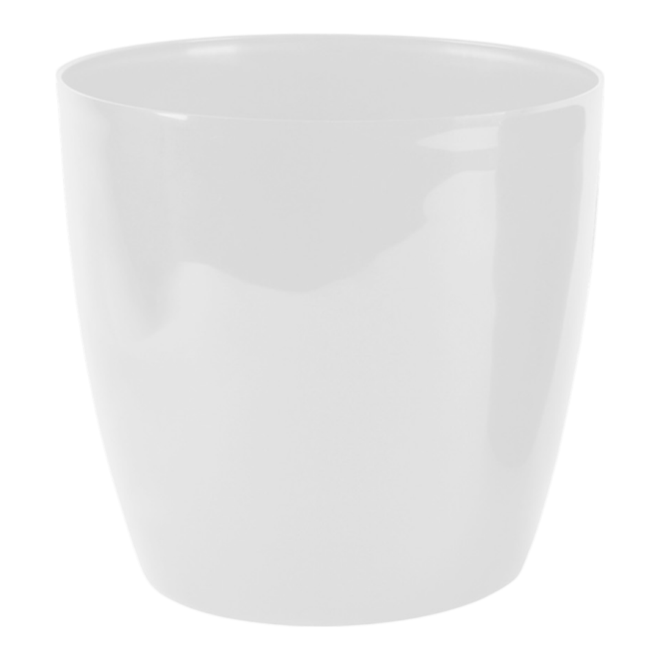 Yakut Saksı Drenajlı 6 NO - Kirli Beyaz