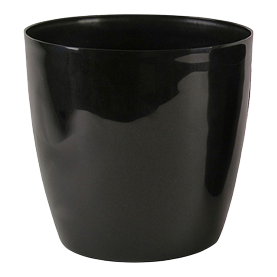 Yakut Saksı Drenajlı 7 NO - Siyah