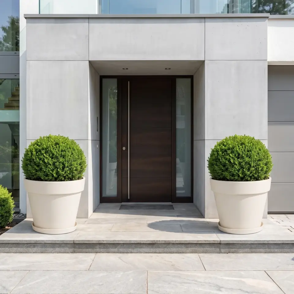 Yalı Saksı 8 NO - Kirli Beyaz