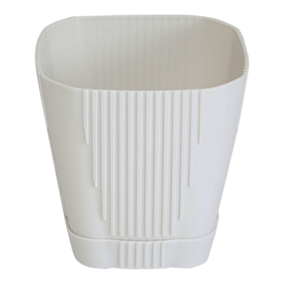 Zambak Saksı 5 NO - Kirli Beyaz