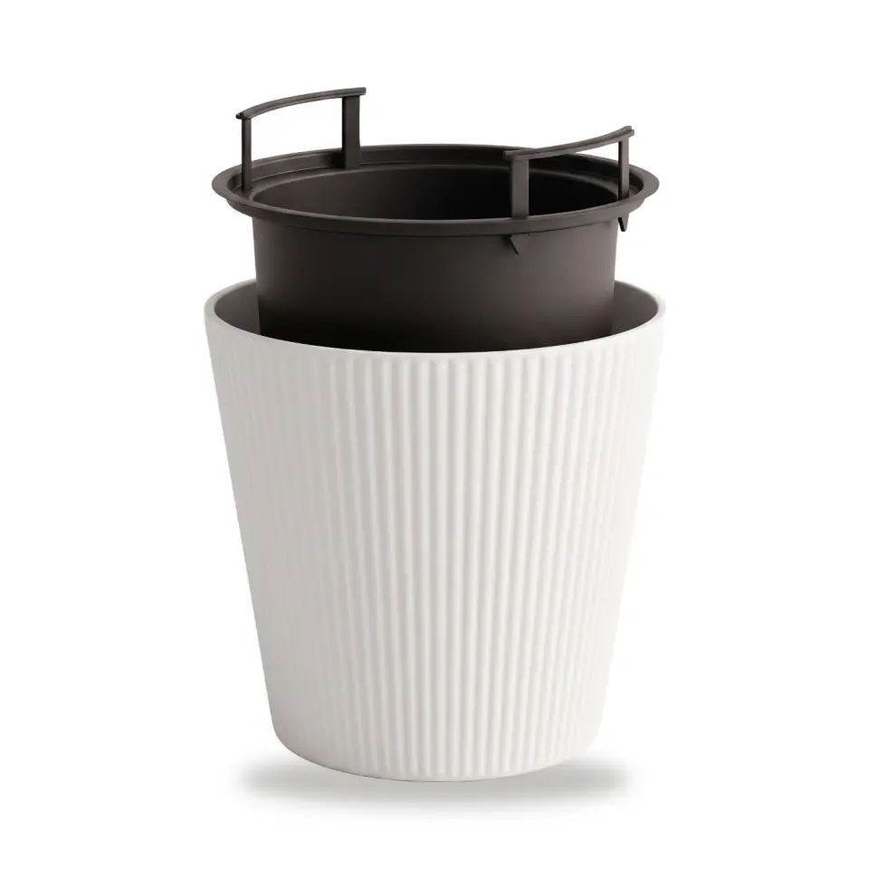 Luna Saksı 3 NO - Beyaz