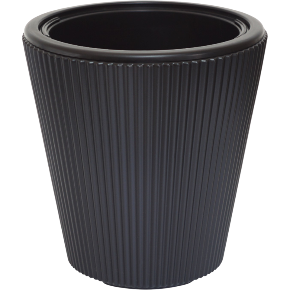 Luna Saksı 3 NO - siyah