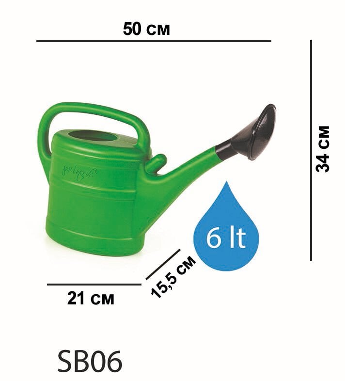 Sulama Bidonu 6 L - Yeşil