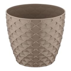 Serinova Kapadokya Desenli Plastik Saksı | İç ve Dış Mekan Çiçek Saksısı