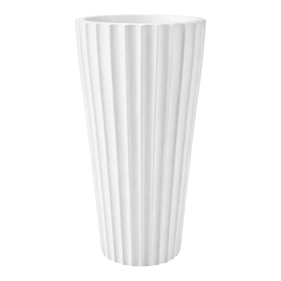 Lilyum Vazo Saksı Beyaz - 2 NO