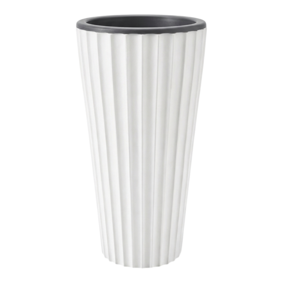 Lilyum Vazo Saksı Beyaz - 2 NO