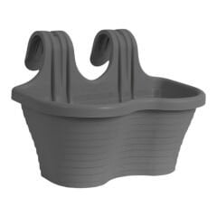 Serinova Tombik Balkon Saksı Tom4 Kırmızı - 4 NO