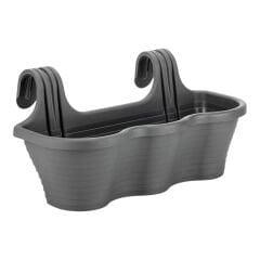 Serinova Tombik Balkon Saksı Tom5 Kırmızı - 5 NO