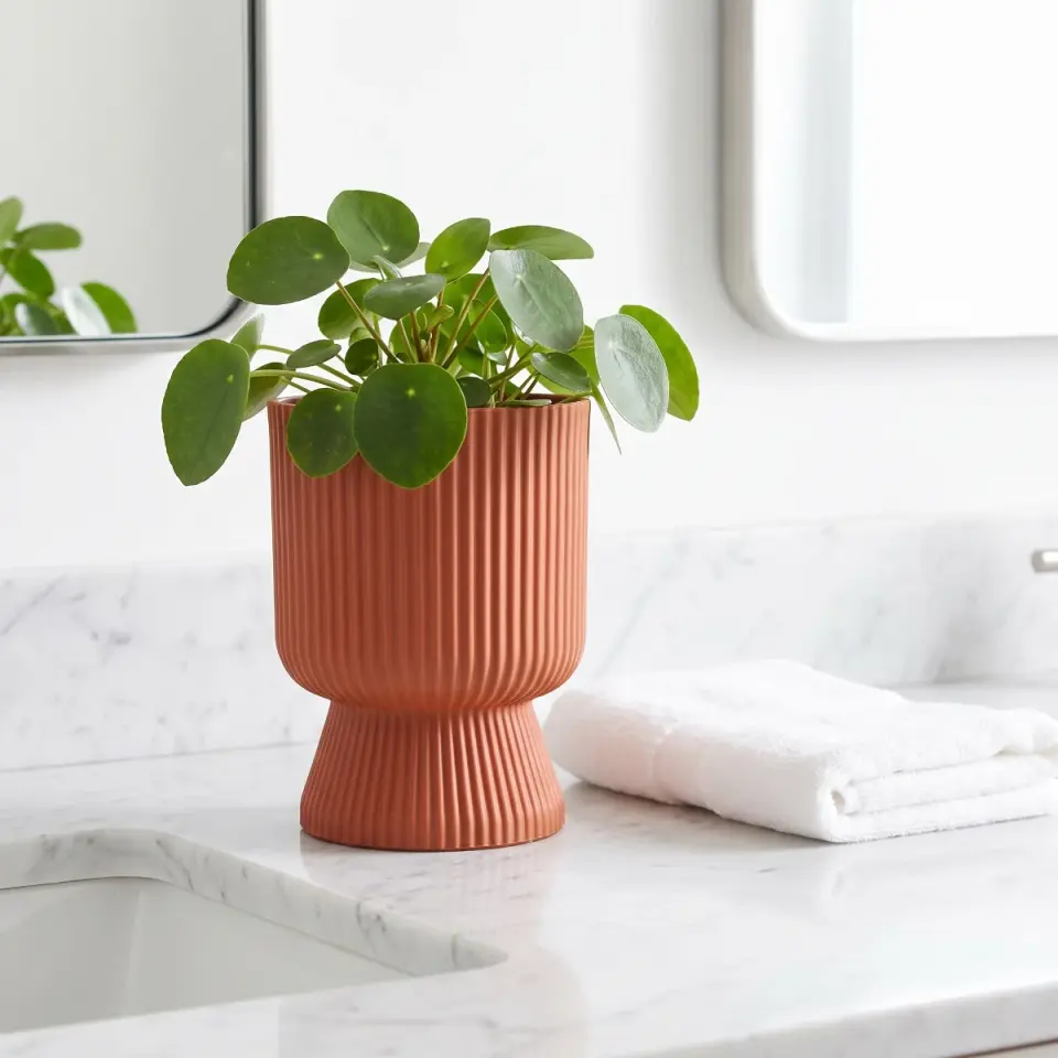 Lotus Vazo Kayısı Turuncu 1 NO banyo mermer tezgah