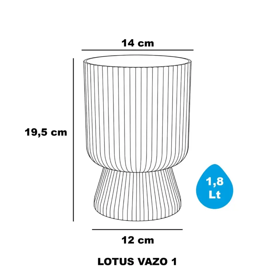 Serinova Lotus Vazo Kum Beji 1 No – görsel 2 – Lotus Vazo Kum Beji -