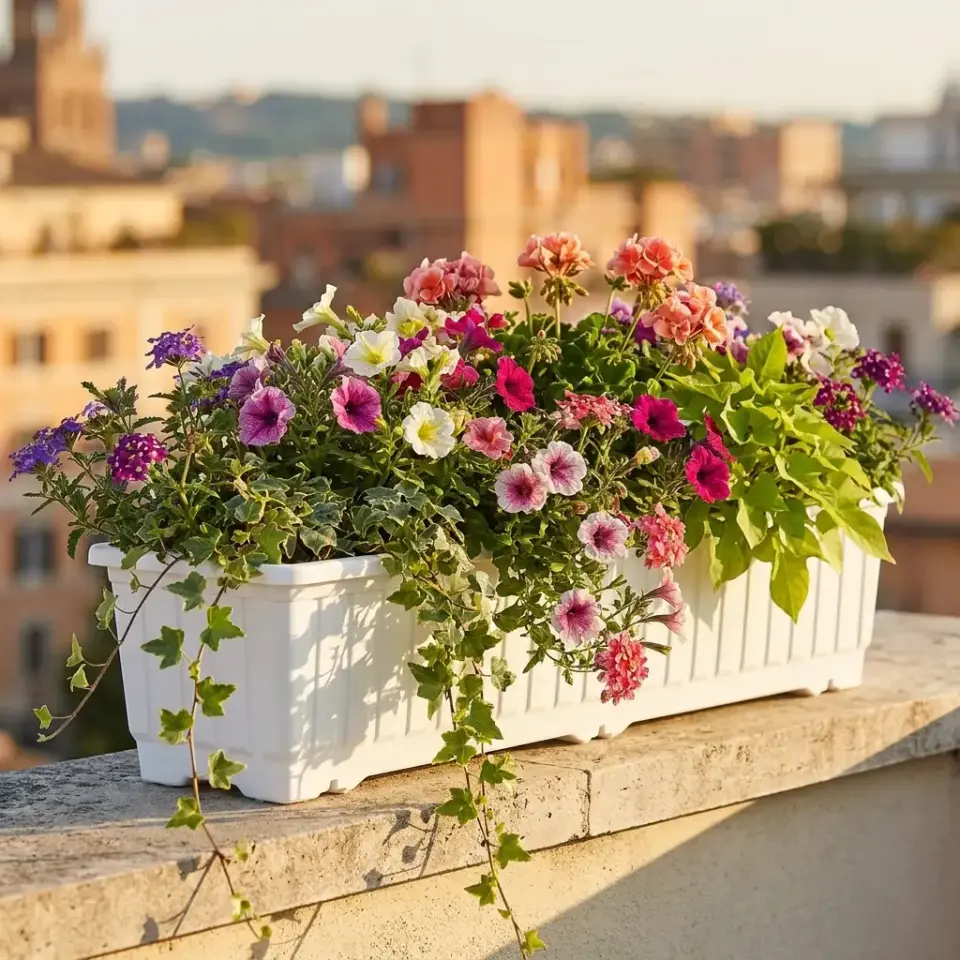 Klasik Balkon Saksısı Büyük