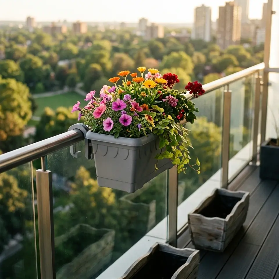Damla Balkon Saksı