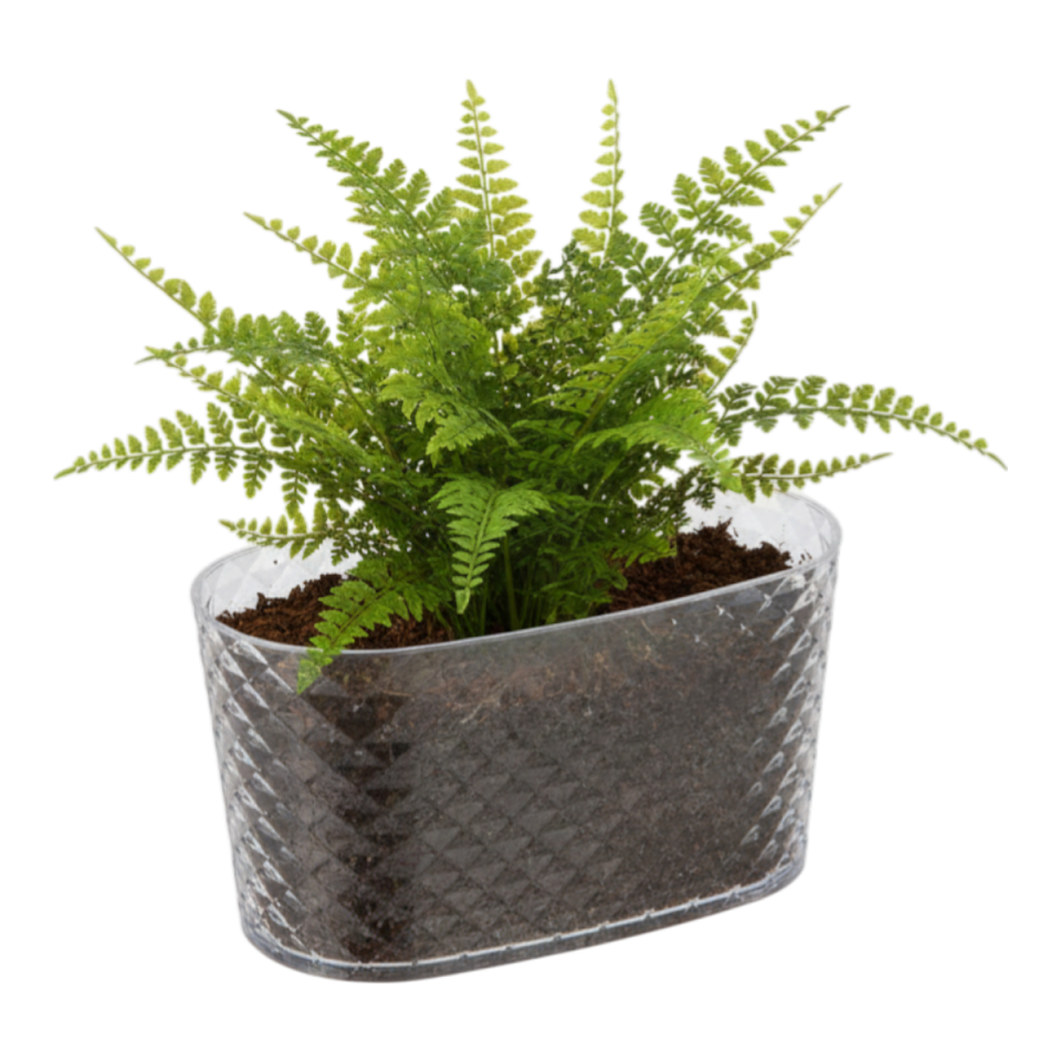 Kapadokya Balkon Saksı Kristal - Şeffaf