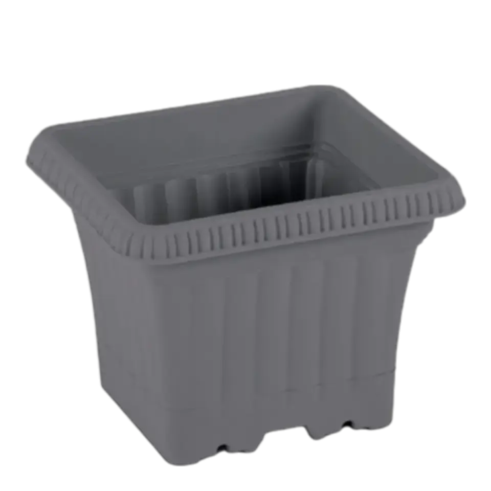 Serinova Ova Balkon Saksı Plastik