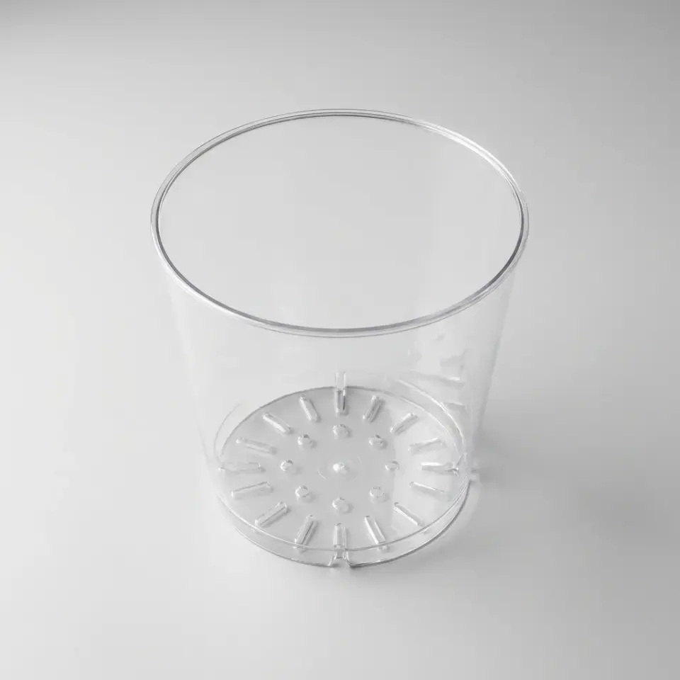 Orkide Kabı Şeffaf Plastik