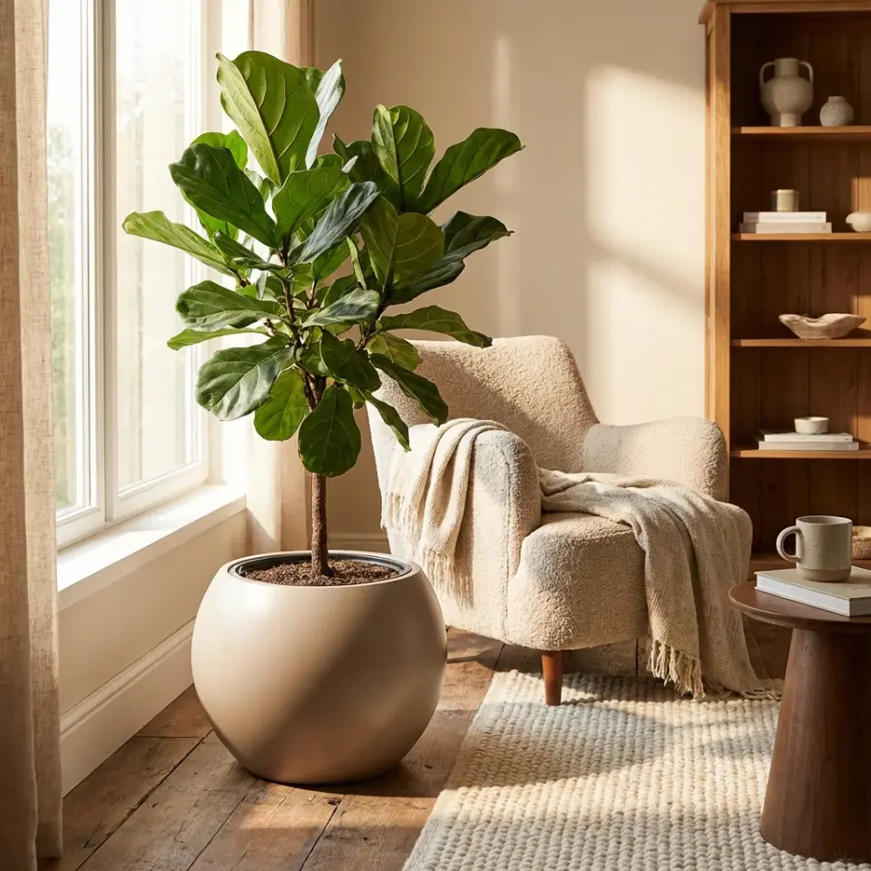 Küre Saksı UV Dayanımlı – Plastik Dekoratif Saksı | Serinova 2 NO - Mocha