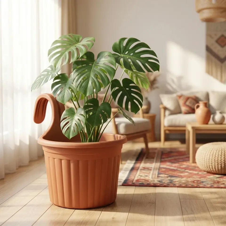 Tombik Askılı Balkon Saksı