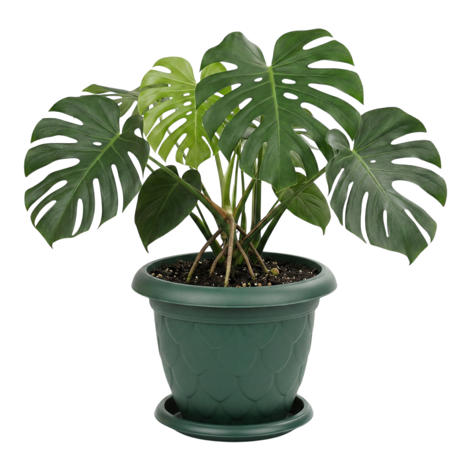 Damla Saksı 8 NO - Yeşil