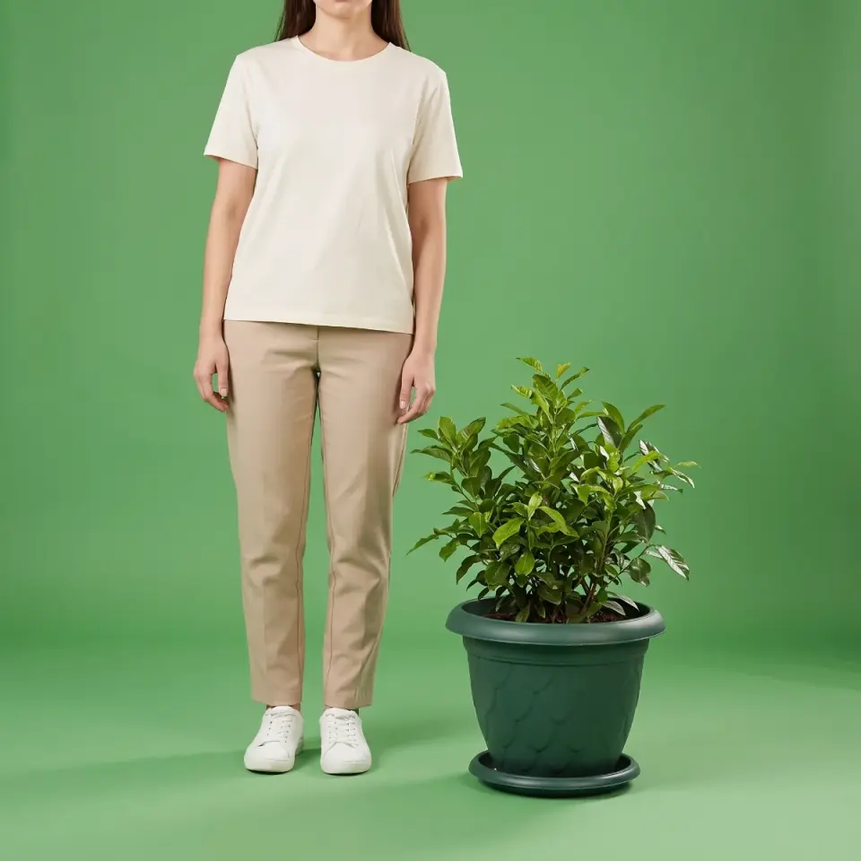 Damla Saksı 9 NO - Yeşil