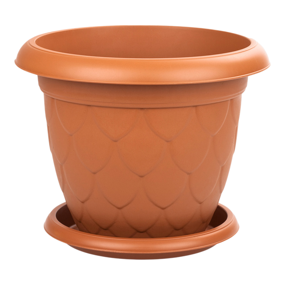 Damla Saksı 11 NO - Kiremit