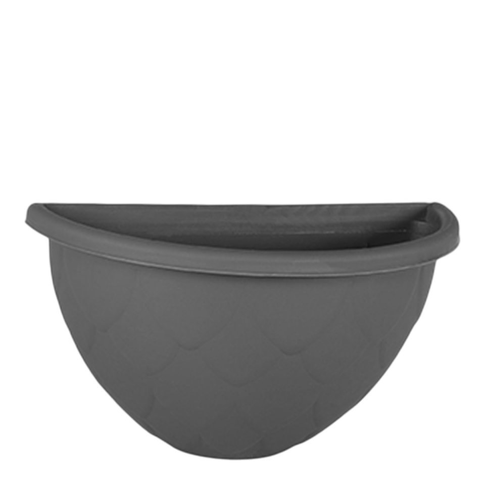 Damla Duvar Saksı 2 NO - Antrasit