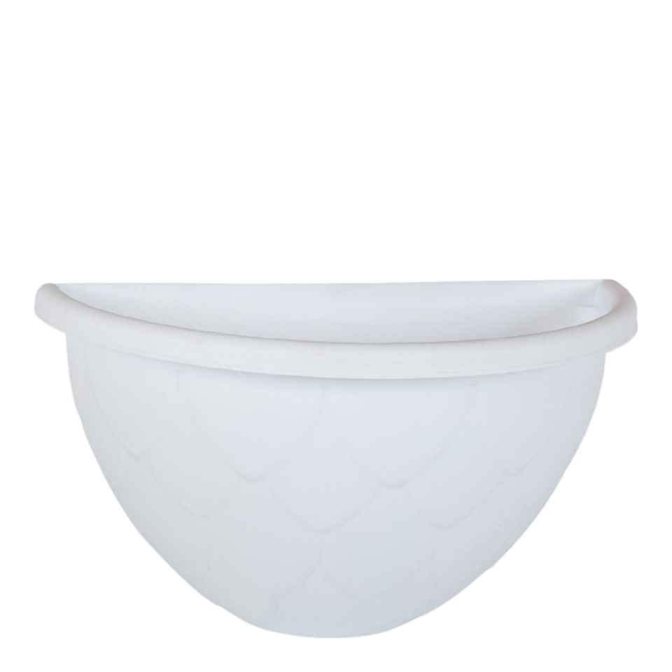 Damla Duvar Saksı 3 NO - Beyaz