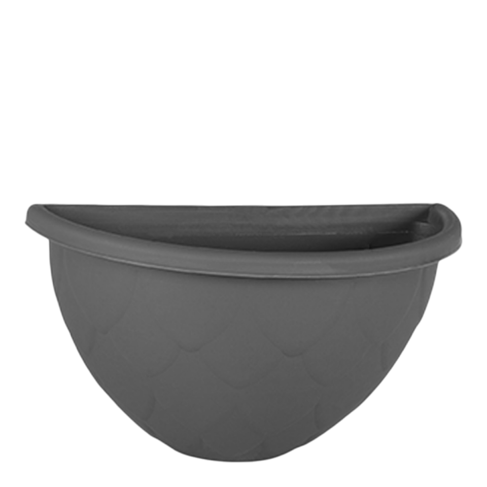 Damla Duvar Saksı 3 NO - Antrasit