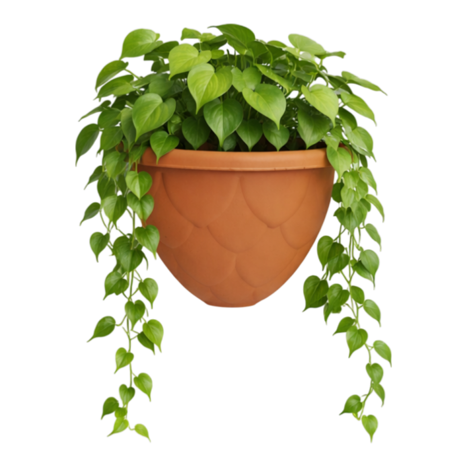 Damla Köşe Saksı 1 NO - Kiremit